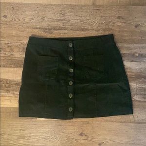 Green skirt